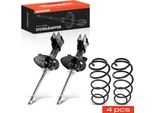Frankberg 2X Molla Sospensione+2X Ammortizzatore Pressione Gas Anteriore Per CitroëN C4 Ii B7 2009-2016
