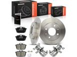 Frankberg 2X Pinza Freno+2X Dischi Freno+4X Pastiglie Freno Posteriori Per Mitsubishi Smart 454