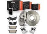Frankberg 2X Pinza Freno+2X Dischi Freno+4X Pastiglie Freno Anteriori Per Vw Golf Vii Variant Audi A3 Skoda