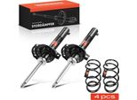Frankberg 2X Molla Di Sospensione+2X Ammortizzatore A Gas A Pressione Muso Dell'asse Anteriore Per Vw Golf 7 Variant BA5