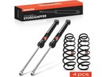 Frankberg 2X Molla Sospensione+2X Ammortizzatore Pressione Gas Posteriore Per Vw Polo 6C1 6R1 1.2L 1.4L