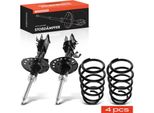 Frankberg 2X Molla Di Sospensione+2X Ammortizzatore Pressione Gas Assale Anteriore Naso Per Nissan X-Trail T30 2007-2013