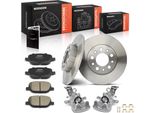Frankberg 2X Pinza Freno+2X Dischi Freno+4X Pastiglie Freno Posteriore Per Alfa Romeo 159 Sportwagon 939