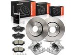 Frankberg 2X Pinza Freno+2X Dischi Freno+4X Pastiglie Freno Anteriori Per Volvo S40 I 644 V40 Estate 645