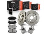 Frankberg 2X Pinza Freno+2X Dischi Freno+4X Pastiglie Freno Posteriori Per Opel Insignia A Saab