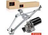 Frankberg 1X Motore Tergicristalli+1X Tirante Tergicristalli Anteriore Per Fiat Doblo 119 Doblo Cargo 223