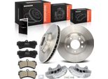 Frankberg 2X Pinza Freno+2X Dischi Freno+4X Pastiglie Freno Anteriori Per Vw Touareg 7L6 7L7 7LA