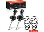 Frankberg 2X Molla Sospensione+2X Ammortizzatore Pressione Gas Anteriore Per CitroëN Nemo Estate Peugeot Fiat