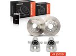 Frankberg 2X Pinza Freno+2X Dischi Freno Posteriori Per Honda FR-V Be 1.7L-2.2L 2004-2009