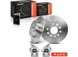 Frankberg 2X Pinza Freno+2X Dischi Freno Posteriori Per Vw Caddy Iii Kasten/Mpv 2C 2K