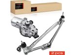 Frankberg 1X Motore Tergicristallo Motore Tergicristallo + 1X Collegamento Tergicristallo Anteriore Per Bmw X5 F15 F85 2013-2018
