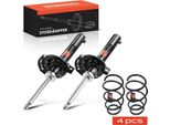 Frankberg 2X Molla Sospensione+2X Ammortizzatore Pressione Gas Anteriore Per Vw Golf Vii Variant Skoda