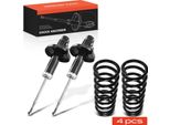 Frankberg 2X Molla Sospensione+2X Ammortizzatore Pressione Gas Anteriore Per Kia Sportage Suv K00 1994-2003