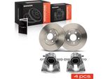Frankberg 2X Pinza Freno+2X Dischi Freno Anteriori Per Mercedes-Benz Classe A W169 Classe B W245
