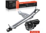 Frankberg 1X Motore Tergicristalli+1X Tirante Tergicristalli Anteriore Per Bmw X5 E53 2000-2006
