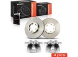 Frankberg 2X Pinza Freno+2X Dischi Freno Anteriori Per Ford Transit Tourneo