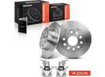 Frankberg 2X Pinza Freno+2X Dischi Freno Posteriori Per Vw Golf 5 6 1K 5K Audi A3 8P