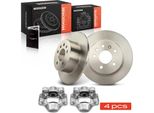 Frankberg 2X Pinza Freno+2X Dischi Freno Posteriori Per Opel Vectra B Caravan Cc J96