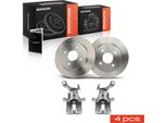 Frankberg 2X Pinza Freno+2X Dischi Freno Posteriori Per Ford Fiesta Vi CB1 Ccn 2009-2017