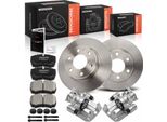 Frankberg 2X Pinza Freno+2X Dischi Freno+4X Pastiglie Freno Posteriori Per Iveco Daily Iv Furgone Pianale/Telaio