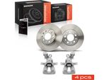 Frankberg 2X Pinza Freno+2X Dischi Freno Posteriori Per Alfa Romeo 159 Brera 939 2005-2011