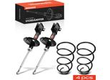 Frankberg 2X Molla Sospensione+2X Ammortizzatore Pressione Gas Anteriore Per Fiat Seicento/600 187