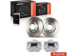 Frankberg 2X Pinza Freno+2X Dischi Freno Anteriori Per Mini Mini Countryman Paceman R60 R61