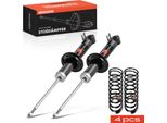 Frankberg 2X Molla Sospensione+2X Ammortizzatore Pressione Gas Asse Posteriore Per Alfa Romeo 166 936 1998-2007