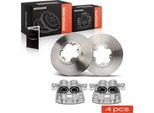 Frankberg 2X Pinza Freno+2X Dischi Freno Anteriori Per Ford Transit 2006-2014
