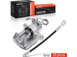 Frankberg 1X Pinza Freno+1X Tubo Freno Tubo Freno Posteriore Destro Per Audi A4 8D B5 Avant 1997-2001