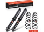Frankberg 2X Molla Sospensione+2X Ammortizzatore Pressione Gas Posteriore Per Renault Megane 3 Grandtour