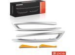 Frankberg 2X Striscia Trim Paraurti Posteriore Sinistra Destra Per Bmw Serie 5 F10 F11 2.0L 3.0L 4.4L 2009-2017