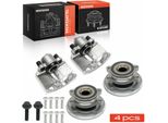 Frankberg 2X Pinza Freno + 2X Mozzo Ruota Asse Anteriore Sinistra Destra Per Vw Golf 5 6 Passat Audi A3 Roadster