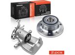 Frankberg 1X Pinza Freno + 1X Mozzo Ruota Asse Posteriore Sinistro Per Vw Caddy Iii 2CB 2CJ 2KB 2KJ 2004-2015