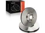 Frankberg 2X Disco Freno Asse Anteriore Sinistro Destro Per Vw Multivan V Transporter V Bus Kasten 2003-2015