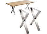 Dandibo 2X Gambe Del Tavolo In Acciaio Inox 72 X 60 Cm Telaio Del Tavolo Regolabile In Altezza 96676 Gambe Del Tavolo Gambe Del Mobile Gambe Del Tavolo Corridori Gambe Del Tavolo Da Pranzo