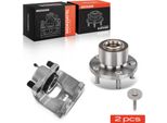Frankberg 1X Pinza Freno + 1X Mozzo Ruota Asse Anteriore Destro Per Ford Mondeo Iv BA7 Turnier 2007-2014