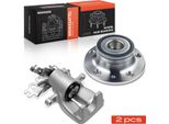 Frankberg 1X Pinza Freno + 1X Mozzo Ruota Asse Posteriore Destro Per Vw Caddy Iii 2CB 2CJ 2KB 2KJ