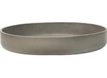 Vivanno Vaso Da Fiori In Fibra Di Vetro Oryven, Grigio Cemento Design Cemento - 34X5,50 Cm