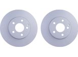 2 Dischi Freno Anteriori Hella Per Mercedes C-KLASSE E-KLASSE