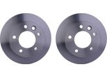 2 Dischi Freno Anteriori Hella Per Dodge Freightliner Mercedes