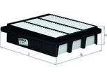Filtro Aria Mahle Lx 2648 Per Hyundai Sonata V (Nf) Elemento Filtrante