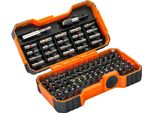 Bahco Set Di 100 Punte Da 1/4'' Per Viti A Testa Esagonale Phillips-Pozidriv E Torx® Resistenti Alle Manomissioni 30 Mmx19 Mmx28 Mm Arancione Arancione Taglia Unica