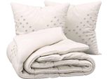 Biancheria Da Letto In Cotone Lavato A Pelo Corto - Colore Avorio 240X220 Cm - Atmosphera CréAteur D'intéRieur