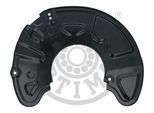 Optimal Paraspruzzi Per Disco Freno Adatto A MERCEDES-BENZ Classe C Berlina (W204) Anteriore Destro BSP-4017R Piastra Di Ancoraggio