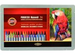 Set Di Pastelli Acquerellabili Koh-I-Noor Progresso 36 Pezzi In Scatola Di Latta