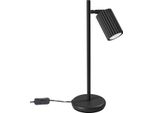 Lampada Da Tavolo Karbon Nero 1Xgu10 10W Alluminio 43X19.5X14.5Cm Sollux Lighting