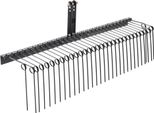 Rastrello Da Giardino 183 Cm - Arieggiatore Con 32 Denti - Attrezzo Trainato Per Una Cura Efficace Del Prato - Accessorio Perfetto Per I Giardini