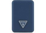 Guesspoliuretanograined Triangle Logo Magsafe 5.000Mah Powerbank Blau Blau Taglia Unica