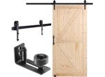 Kit Di Ferramenta Per Porte Di Fienile - 1067X2133 Mm - Porta Di Fienile Scorrevole In Legno - Liscia E Resistente - Perfetta Per Fienili E Garage